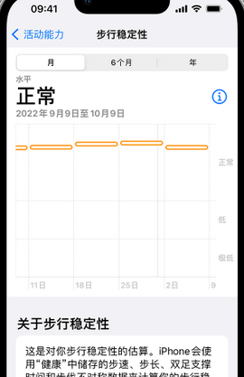 佛山iPhone手机维修如何在iPhone开启'步行稳定性通知'