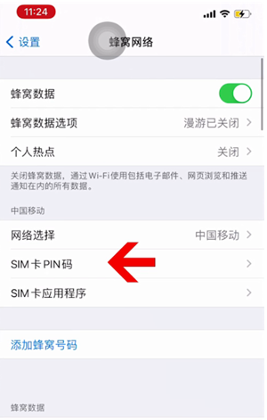 佛山苹果14维修网分享如何给iPhone14的SIM卡设置密码 