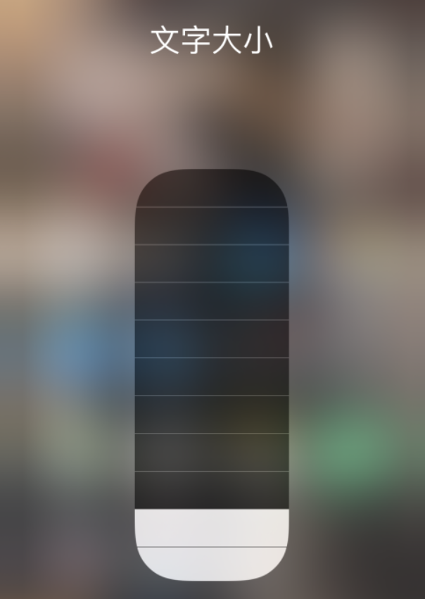 佛山苹果手机维修分享小技巧：在 iPhone 控制中心快速调节字体大小 