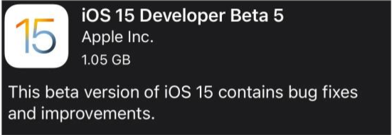 佛山苹果手机维修分享如何升级到iOS15.0 beta5 